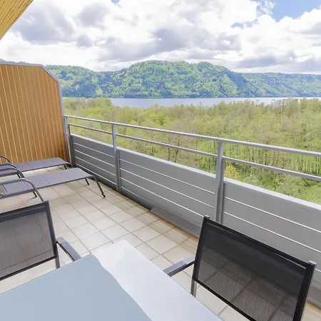 アパート Ct-gold Penthouse Amatera Privater Seezugang Hallenbad, Skiarena Gerlitzen ボーデンスドルフ