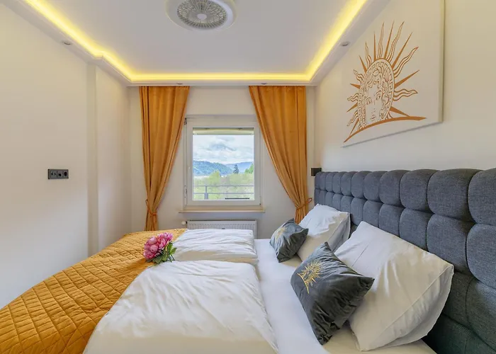 Ct-gold Penthouse Amatera Privater Seezugang Hallenbad, Skiarena Gerlitzen דירה