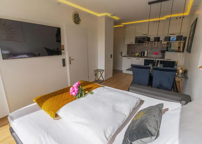 Ct-gold Penthouse Amatera Privater Seezugang Hallenbad, Skiarena Gerlitzen Apartman